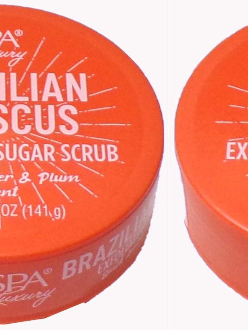 Spa Luxury Brazilian Hibiscus Exfoliating / Sugar-Scrub 5 oz (Set of 2)